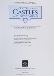 Scottish castles and fortifications : an introduction to the historic castles, houses and artillery fortifications in the care of the Secretary of State for Scotland.