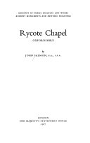 Rycote Chapel, Oxfordshire / by John Salmon.