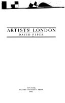 Artists' London / David Piper.