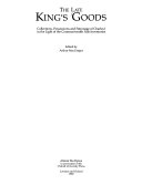 The Late King's goods : collections, possessions and patronage of Charles I in the light of the Commonwealth sale inventories / edited by Arthur MacGregor.