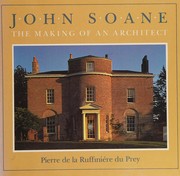 Du Prey, Pierre de la Ruffinière. John Soane :