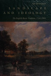 Bermingham, Ann. Landscape and ideology :