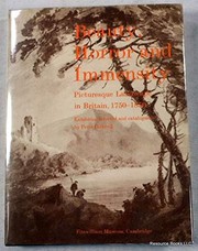 Beauty, horror and immensity : picturesque landscape in Britain, 1750-1850 / exhibition selected and catalogued by Peter Bicknell, Fitzwilliam Museum, Cambridge, 7 July-31 August, 1981.