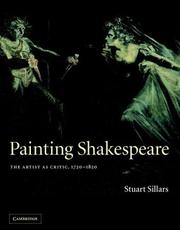 Sillars, Stuart, 1951- Painting Shakespeare :