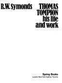 Thomas Tompion: his life and work [by] R. W. Symonds.