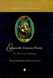 Eighteenth-century poetry : an annotated anthology / edited by David Fairer and Christine Gerrard.