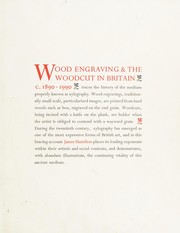 Wood engraving & the woodcut in Britain c.1890-1990/ James Hamilton.