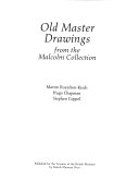 Royalton-Kisch, Martin. Old master drawings from the Malcolm collection /