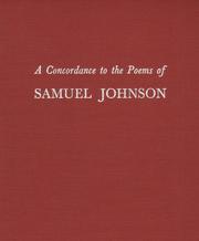 Naugle, Helen Harrold. A concordance to the poems of Samuel Johnson /