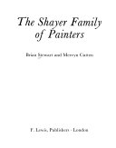 Stewart, Brian, 1929- The Shayer family of painters /