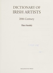 Snoddy, Theo, 1922- Dictionary of Irish artists :