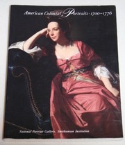 Saunders, Richard H., 1949- American colonial portraits, 1700-1776 /