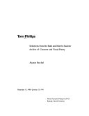 Tom Phillips : selections from the Ruth and Marvin Sackner archive of concrete and visual poetry, November 17, 1990-January 13, 1991, North Carolina Museum of Art, Raleigh, North Carolina.