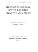 Garlick, Kenneth, 1916- Eighteenth century master drawings from the Ashmolean /