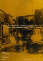 Index to nineteenth-century Canadian catalogues of art = Index des catalogues d'art parus au Canada au XIXe siècle / Jonathan Franklin.