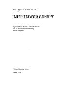 Henry Bankes's Treatise on lithography : reprinted from the 1813 and 1816 editions / with an introd. and notes by Michael Twyman.