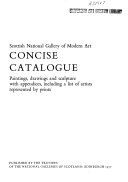 Scottish National Gallery of Modern Art. Concise catalogue :