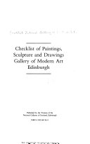 Checklist of paintings, sculpture and drawings, Gallery of Modern Art, Edinburgh.