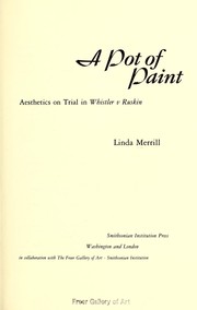 Merrill, Linda, 1959- A pot of paint :