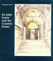 Sir John Soane and the country estate / Ptolemy Dean.