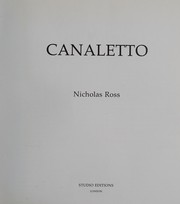 Canaletto / Nicholas Ross.