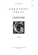 An introduction to the Gregynog Press : illustrated from material in the National Art Library / Wendy Fish.