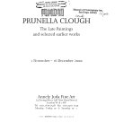 Prunella Clough : the late paintings and selected earlier works : 1 November-16 December, 2000, Annely Juda Fine Art.