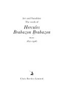 Art and sunshine : the work of Hercules Brabazon Brabazon 1821-1906.