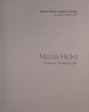 Hicks, Nicola, 1960- Nicola Hicks :