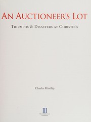 Hindlip, Charles Henry Allsopp, Baron, 1940-  An auctioneer's lot :