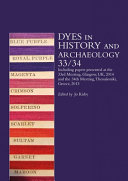  Dyes in history and archaeology.